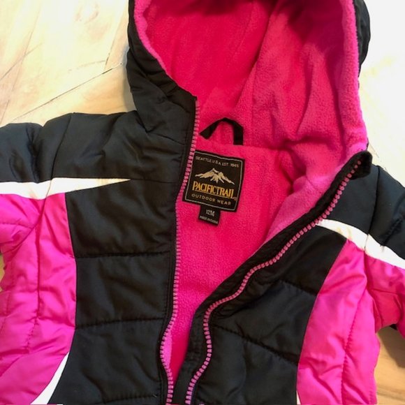 Baby Girl Full Snowsuit Set Size 12M - Picture 6 of 7